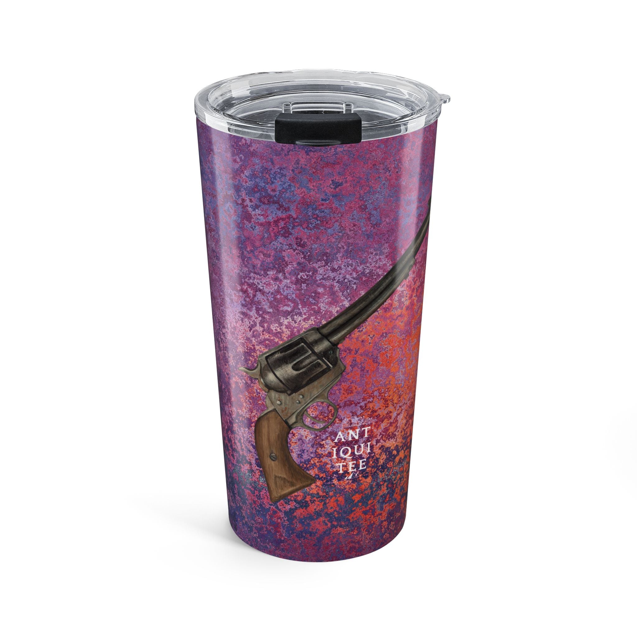Tumbler — Colorful Vintage Revolver 20oz Insulated Travel Cup
