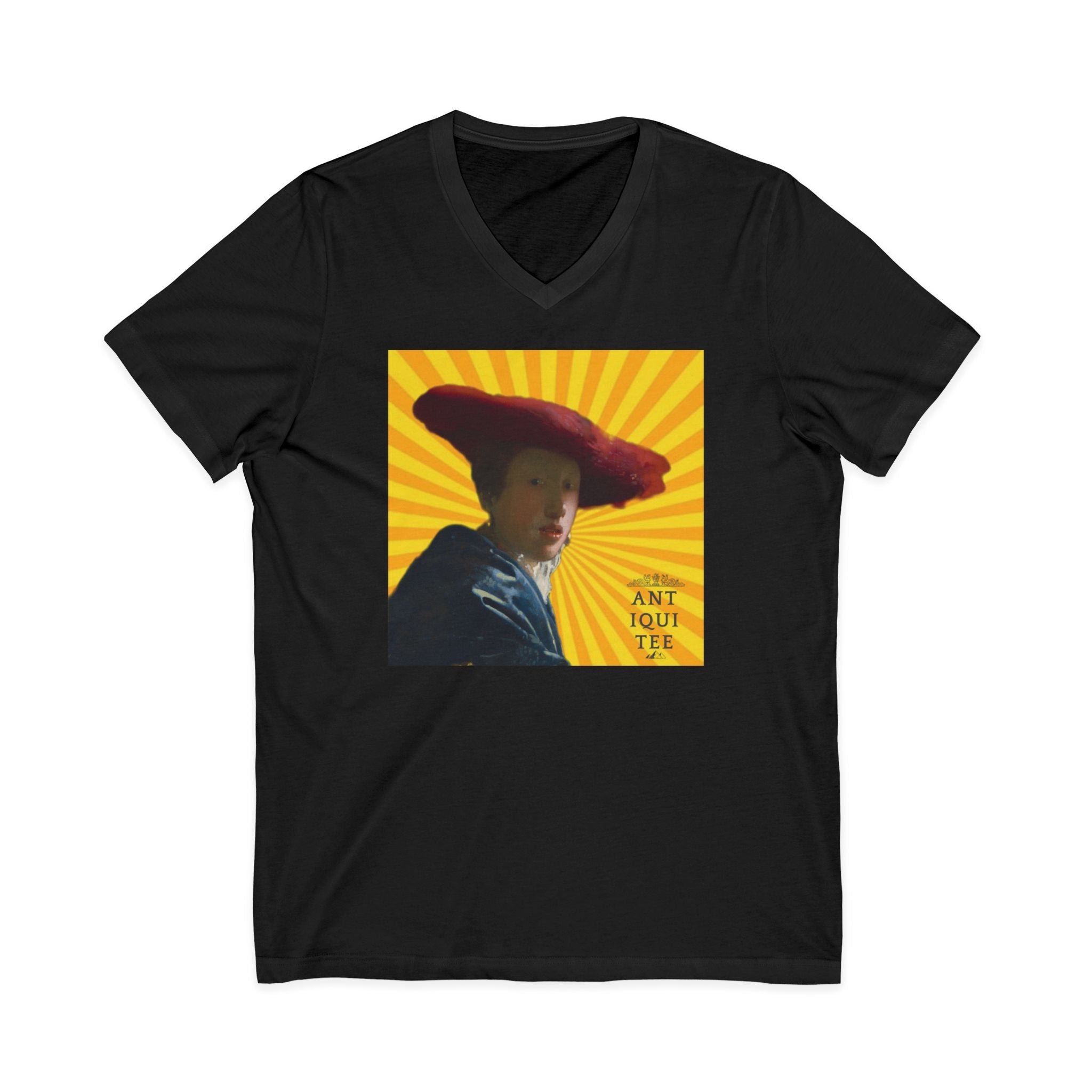 Unisex Jersey Short Sleeve V-Neck Tee