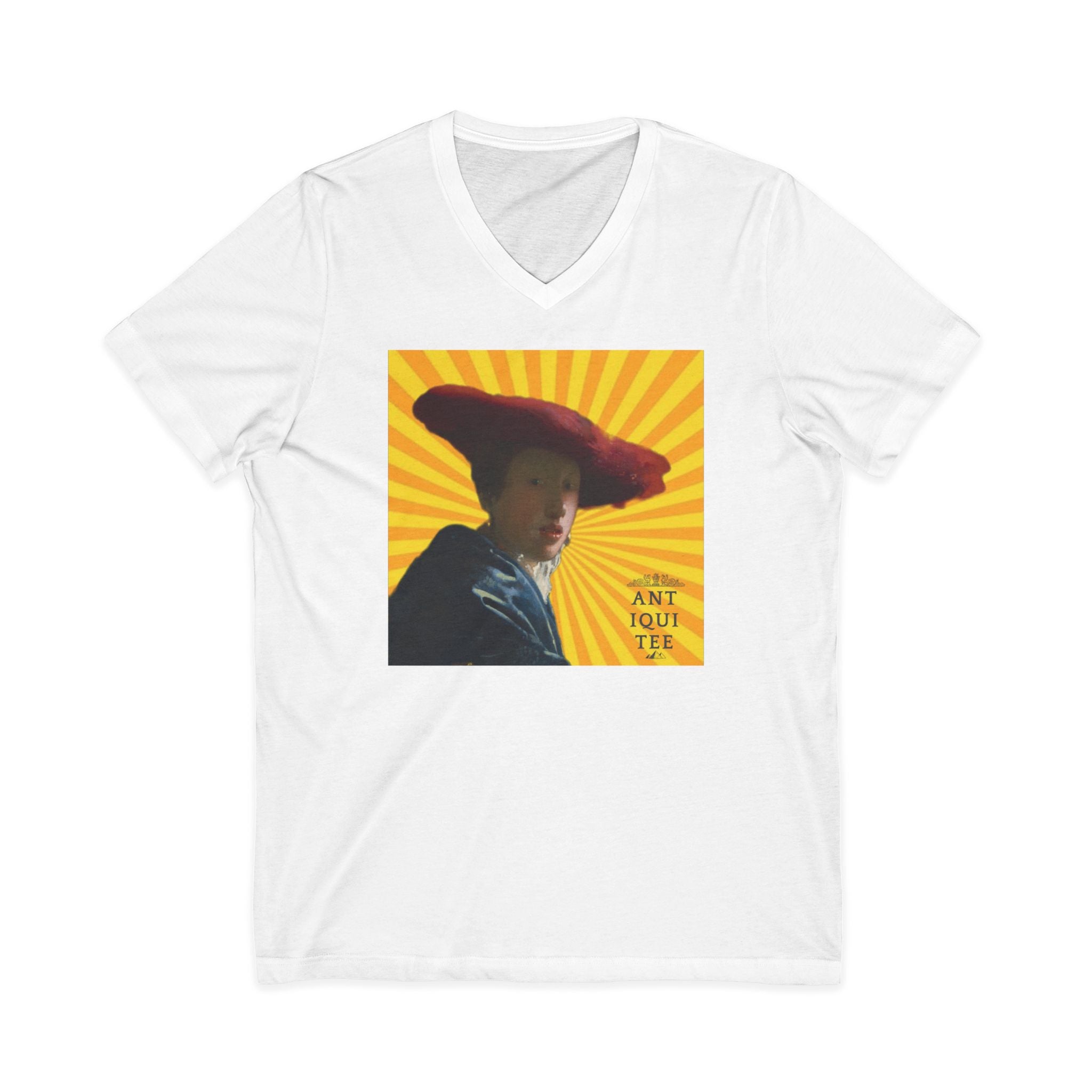 Unisex Jersey Short Sleeve V-Neck Tee
