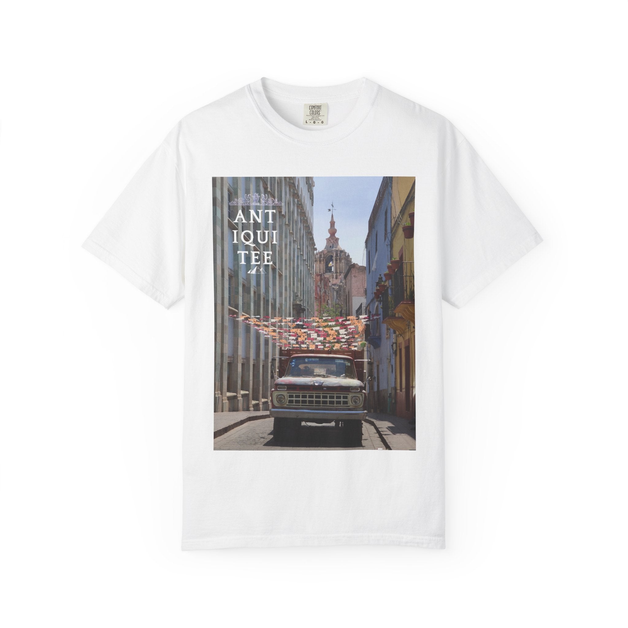 Old Ford en la Calle - Unisex Garment-Dyed T-shirt