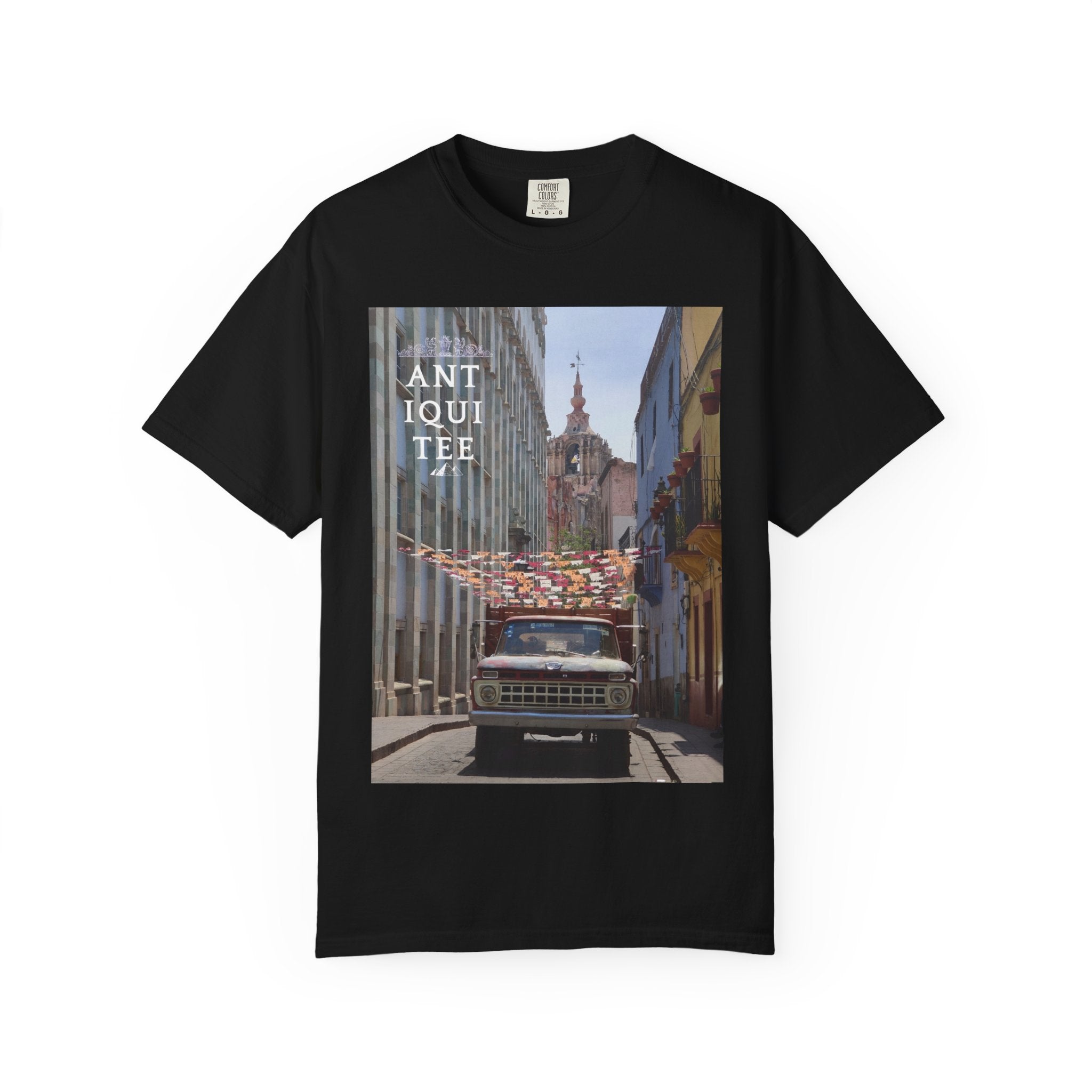 Old Ford en la Calle - Unisex Garment-Dyed T-shirt